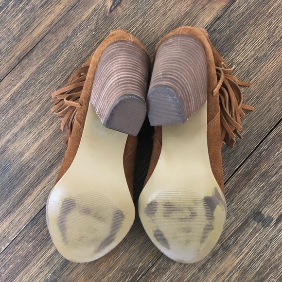 Steve Madden Ohio chestnut suede fringe booties - Picture 10 of 10